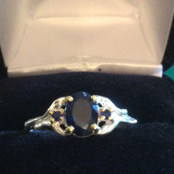 Atlanta Gem & Mineral Show Jewelry - Genuine Royal Blue Sapphire Ring